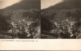 Carte Postale Vue Stéréoscopique, Le Dauphiné, Grenoble, Vue Aux Environs De Grenoble N°9 - Cartoline Stereoscopiche