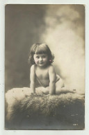 BAMBINA FOTO POSATA 1914  - VIAGGIATA FP - Other & Unclassified