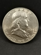 HALF DOLLAR ARGENT FRANKLIN 1961 D DENVER USA / SILVER 1/2 DOLLAR - 1948-1963: Franklin