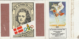 BOITES D'ALLUMETTES 873 : Danemark : Jeux Olympiques D'Hiver Oslo 1952 - Zündholzschachteletiketten