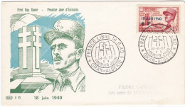 ALGERIE : FDC  France Libre  Général Leclerc Oran 1957 - FDC