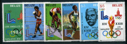 Belize 563-568 Postfrisch Olympiade 1984 Los Angeles #JG571 - Belize (1973-...)