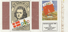 BOITES D'ALLUMETTES 875 : Danemark : Jeux Olympiques D'été De Moscou1980 - Zündholzschachteletiketten