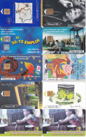 45 Télécartes Différentes FRANCE Lot6 - Collezioni