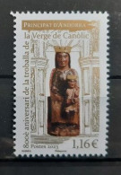ANDORRA (France) 2023 CULTURE Art. Paintings. Religion. Deities VIRGIN Of CANOLIC - Fine Stamp MNH - Nuevos