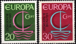 GERMANY 1966 EUROPA. Complete Set, MNH - 1966