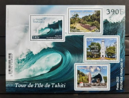 FRENCH POLYNESIA 2023 TOURISM Nature. Ocean. Architecture. Views From TAHITI - Fine S/S MNH - Nuovi