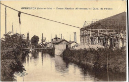 GUEUGNON (71) Fours Martins (40 Tonnes) Et Canal De L'Usine - Gueugnon