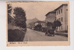 FOLIGNO VIA S. PAOLO  AUTO D' EPOCA VG  1947 - Foligno