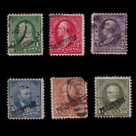 PHILIPPINES.1899-1901.Set 6.SCOTT 212-218.Used. Perf 12 - Filipinas