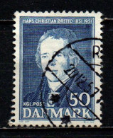 DANIMARCA - 1951 - HANS CHRISTIAN ORSTED - FISICO - CENTENARIO DELLA MORTE - USATO - Used Stamps