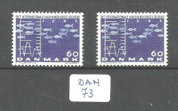 DAN YT 435/435a En XX - Unused Stamps