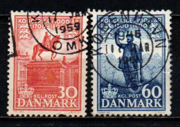 DANIMARCA - 1955 - MILLENARIO DEL REGNO DI DANIMARCA - 3^ SERIE - USATI - Used Stamps