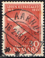 DANIMARCA - 1955 - SOREN AHBYE KIERKERGAARD - FILOSOFO - CENTENARIO DELLA MORTE - USATO - Used Stamps
