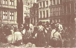 CP Repro Markt Op De Grote Markt Omstreeks 1887 - Marchés