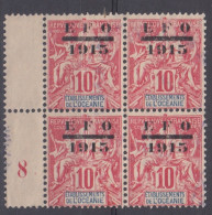 OCEANIE N° 38 Bloc De 4 Oblitéré Avec Millésime 8 - Used Stamps