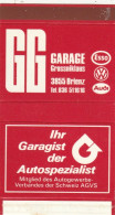 BOITES D'ALLUMETTES 896 : Allemagne : Garage Grossniklaus 3855 Brienz - Zündholzschachteletiketten