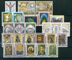 1974 VATICANO ANNATA COMPLETA Year Complete MNH ** - Années Complètes