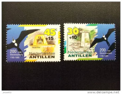 ANTILLAS HOLANDESAS  Año 1995   REVUELTA DE ESCLAVOS  "GOLONDRINA EN VUELO" YV 1009 / 1010 ** - Zwaluwen