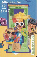 F1032  12/1999 - LES VACANCES - 120 SO3 - (verso : N° Petits - Deux Lignes Alignées) - 1999