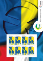LUXEMBOURG LUXEMBURG 2022 Solidarity/Support Ukraine Feuillet Sheet MNH ** 2 Val. - Blocs & Feuillets