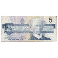 Billet, Canada, 5 Dollars, 1986, KM:95b, B - Kanada