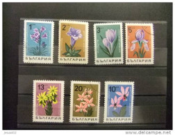 BULGARIA 1970 YV 1583 - 1589  º        FLORES DIVERSAS - Gebraucht