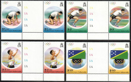 2004 Solomon Islands Summer Olympic Games In Athens Gutter Pair Set (** / MNH / UMM) - Estate 2004: Atene