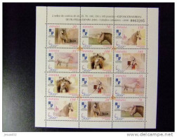 ESPAÑA 2000   EDIFIL 3723 - 3728A ** YVERT 3290 - 3295 **     CABALLOS CARTUJANOS - Blocs & Hojas