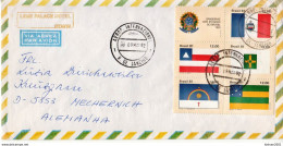 Postal History Cover: Brazil Set On Cover - Briefe U. Dokumente