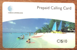 CAYMAN ISLANDS CI$ 10 CARIBBEAN PREPAID PREPAYÉE SCHEDA TELECARTE TELEFONKARTE PHONECARD CALLING CARD - Islas Caimán