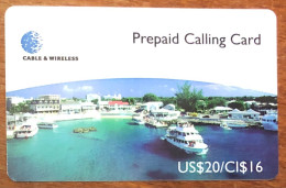 CAYMAN ISLANDS CI$ 16 CARIBBEAN PREPAID PREPAYÉE SCHEDA TELECARTE TELEFONKARTE PHONECARD CALLING CARD - Isole Caiman