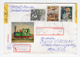 1997. YUGOSLAVIA,SERBIA,BELGRADE TO NIS,VALUE COVER - Cartas & Documentos
