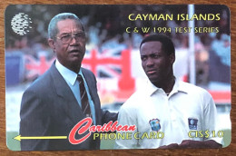 CAYMAN ISLANDS TEST SERIES CI$ 10 CARIBBEAN CABLE & WIRELESS SCHEDA TELECARTE TELEFONKARTE PHONECARD CALLING CARD - Islas Caimán