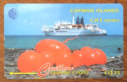 CAYMAN ISLANDS JAMAICA FIBRE CI$ 15 CARIBBEAN CABLE & WIRELESS SCHEDA TELECARTE TELEFONKARTE PHONECARD CALLING CARD - Islas Caimán