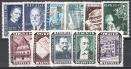 Austria 1953 Annata Completa Ordinari / Complete Ordinary Year Set **/MNH VF - Ganze Jahrgänge