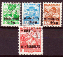 Austria 1935 Unif.467/70 O/used VF/F - Used Stamps