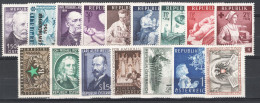 Austria 1954 Annata Completa / Complete Year Set **/MNH VF - Ganze Jahrgänge