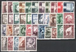 Austria 1947 Annata Completa Commemorativa  / Complete Commemorative Year Set **/MNH VF - Volledige Jaargang