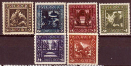 Austria 1926 Unif.368/73 **/MNH VF/F - Ungebraucht
