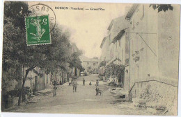 Cpa..84..ROBION..VAUCLUSE..GRAND RUE - Robion