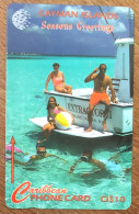 CAYMAN ISLANDS SEASONS GREETINGS CI$ 10 CARIBBEAN CABLE & WIRELESS SCHEDA TELECARTE TELEFONKARTE PHONECARD CALLING CARD - Isole Caiman