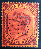 INDE BRITANNIQUE                     N° 42  Perforé                   OBLITERE - 1882-1901 Impero