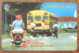 CAYMAN ISLANDS SCHOOL CI$ 10 CARIBBEAN CABLE & WIRELESS SCHEDA TELECARTE TELEFONKARTE PHONECARD CALLING CARD - Iles Cayman