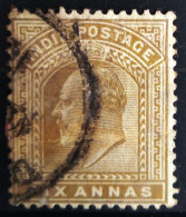 INDE BRITANNIQUE                     N° 64                   OBLITERE - 1902-11  Edward VII