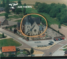 Reppel / Bocholt : Kerk  ---- Luchtfoto - Hamont-Achel