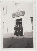 7252 Photo 6,5x8 Café Veuve Camille CHUIMER - Certainement Secteur Lindre Basse Guébling Dieuze WW2 Guerre 1939 1940 - Professions