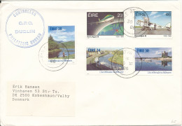 Ireland Cover Sent To Denmark 30-6-1986 Topic Stamps - Lettres & Documents