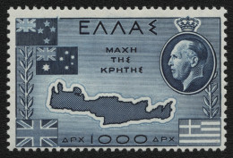 Griechenland 1950 - Mi-Nr. 576 ** - MNH - Kreta - Ongebruikt