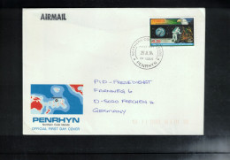 Penrhyn 1994 Space / Weltraum 25th Anniversary Of The First Moonlanding FDC - Oceania